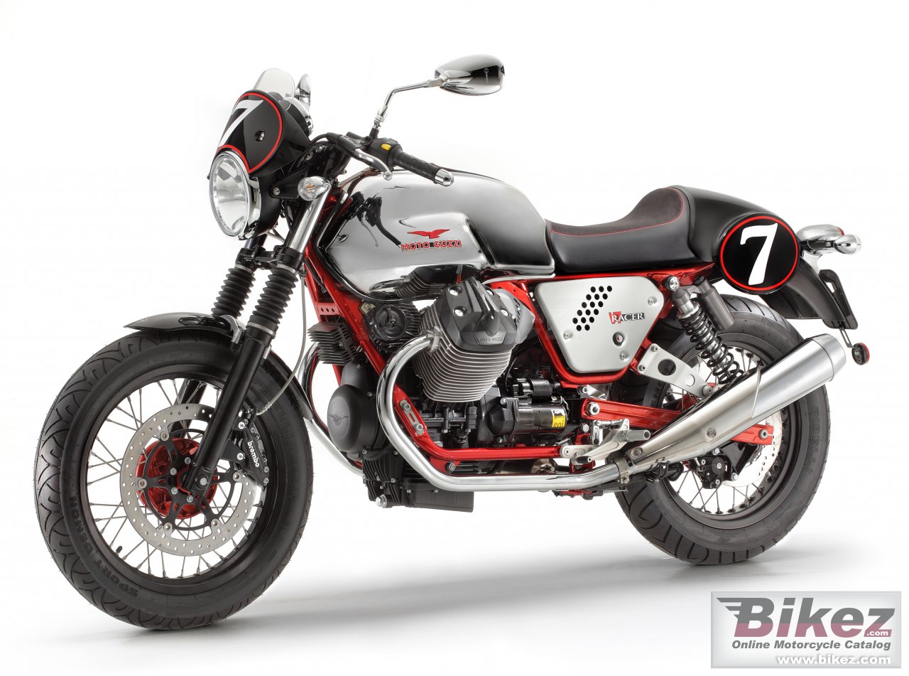 Big Moto Guzzi v7 racer picture and wallpaper from Bikez.com
